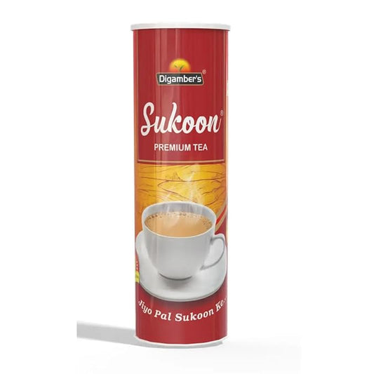 Sukoon Premium CTC Leaf Tea | Soothing, Caffeine-Free Blend | Promotes Relaxation & Aids Digestion | Experience the Benefits of 100% Natural Ingredients | Perfect for a Calming Tea Experience!